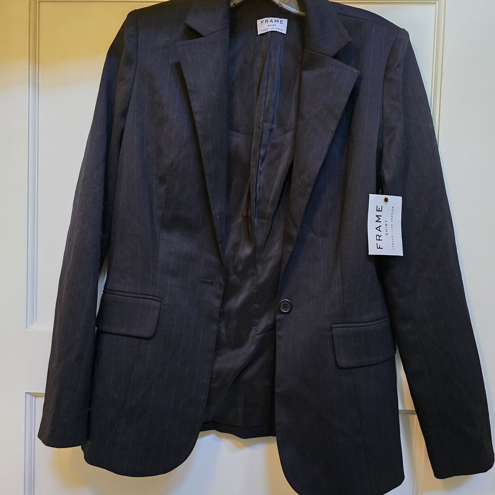 Frame Denim Men's Black Blazer